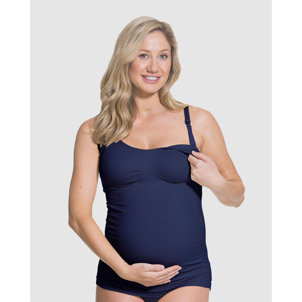 Featherweight Clip And Cuddle Nursing Cami - Cloud White – Carbon38