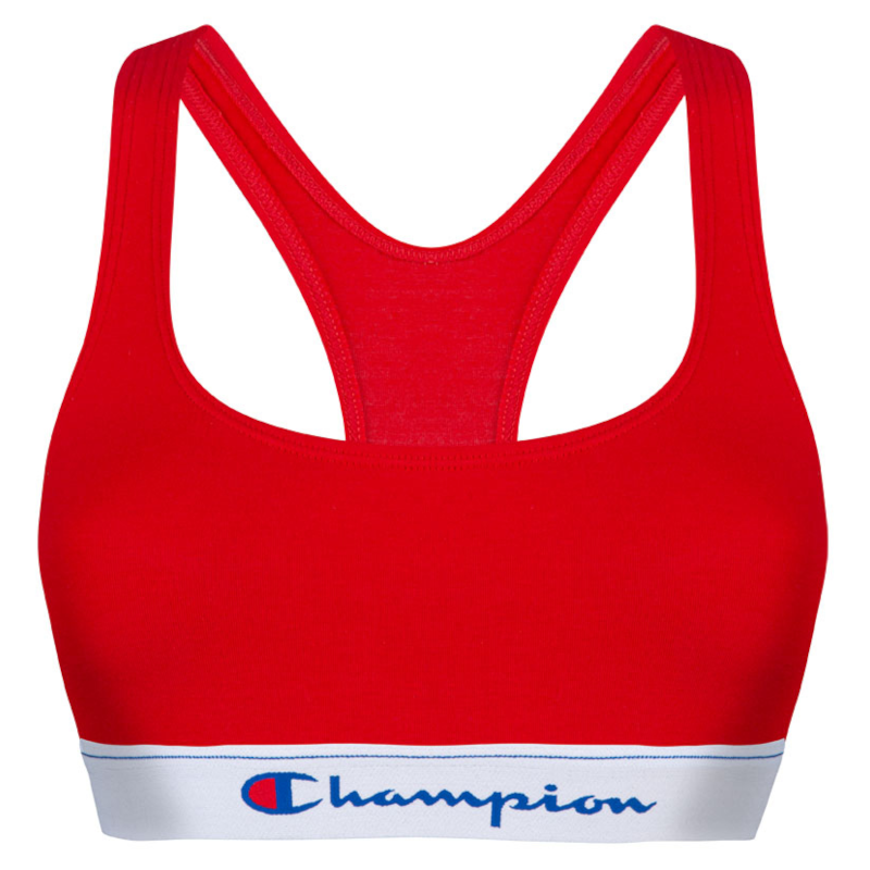 Racer Top Classic Crop Top Bra Red Scarlet Champion