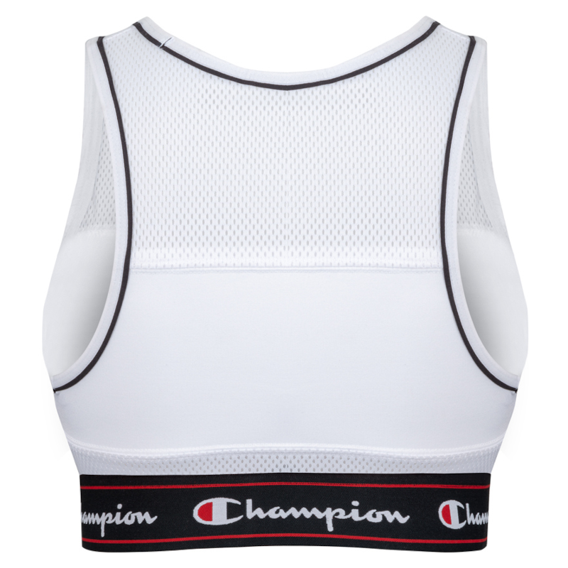 Champion Athletic Tank Fashion Bra White Y09LM9GD Poinsettia
