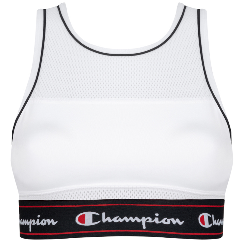 Champion Athletic Tank Fashion Bra White, Y09LM9GD