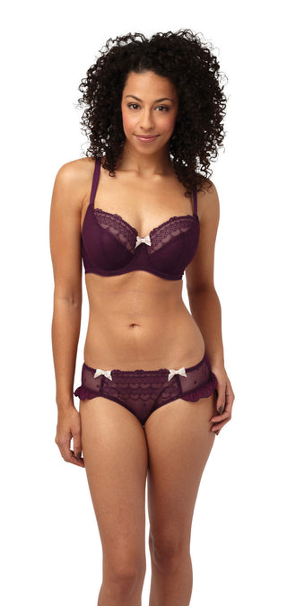 Cleo-Lingerie-Marcie-Burgundy-Balconette-Bra-6831-Brief-6832-Front