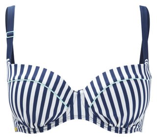 Cleo-Lucille-Moulded-Balconette-Bikini-Nautical-Stripe-CW0062-Front