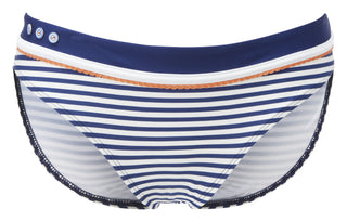 Cleo-Swim-Lucille-Navy-Stripe-Classic-Pant-CW0069-Front