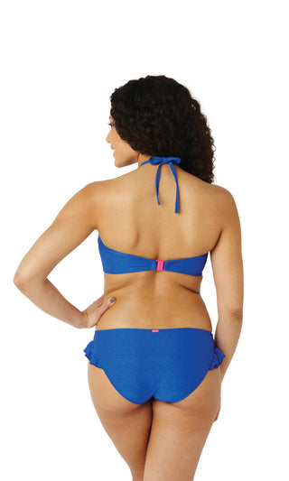 Cleo-Swimwear-Matilda-Cobalt-Bandeau-Bikini-Top-Straps-CW0083-Frill-Brief-CW0089-Back