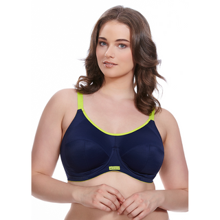 Elomi-Energise-Navy-Blue-Underwired-Sports-Bra-EL8041NAY-Front