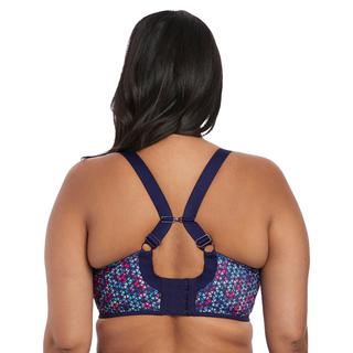 Elomi-Energise-Navy-Geo-Underwired-Sports-Bra--Racerback-EL8042NAO-Back