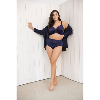 Elomi-Lingerie-Cate-Ink-Blue-Non-Wired-Bra-EL4033INK-Brief-EL4036INK-Lifestyle