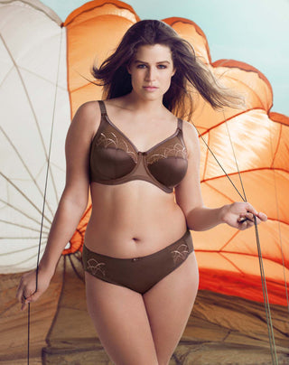Elomi-Lingerie-Cate-Pecan-Brown-Full-Cup-Bra-EL4030PCN-Brief-EL4035PCN-Lifestyle