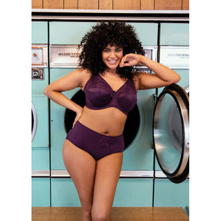 Elomi-Lingerie-Cate-Plum-Purple-Full-Cup-Bra-EL4030PLM-Brief-EL4036PLM-Lifestyle