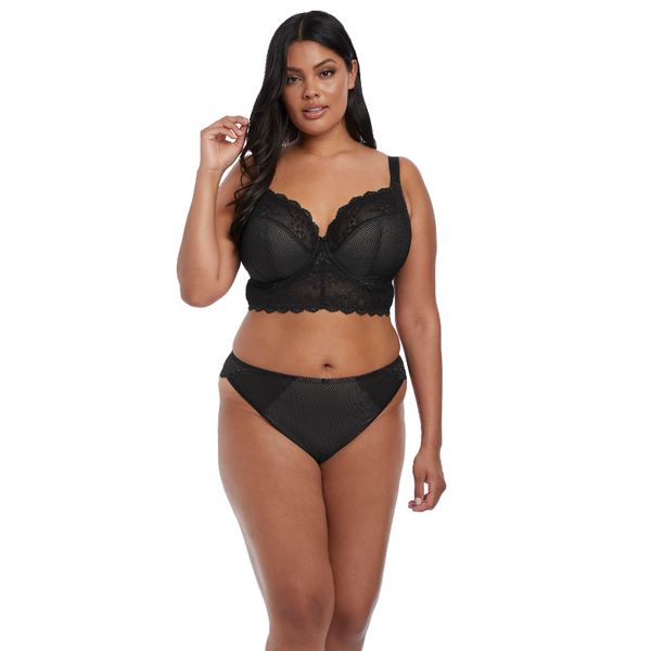 Elomi Charley Bralette Black EL4381BLK Poinsettia