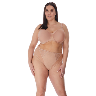 Charley High Leg Brief Fawn Nude - Elomi