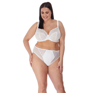 Elomi-Lingerie-Charley-White-Plunge-Bra-EL4382WHE-High-Leg-Brief-EL4386WHE-Front