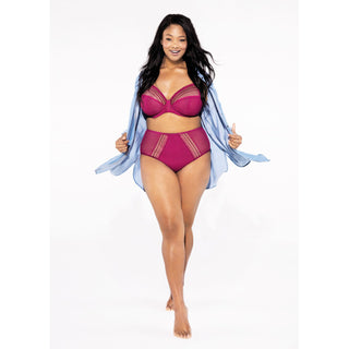 Elomi-Lingerie-Matilda-Berry-Pink-Plunge-Bra-EL8900BEY-Full-Brief-EL8906BEY-Lifestyle