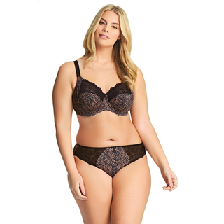 Elomi-Lingerie-Morgan-Ebony-Black-Full-Cup-Banded-Bra-EL4110EBY-Brief-EL4115EBY-Front