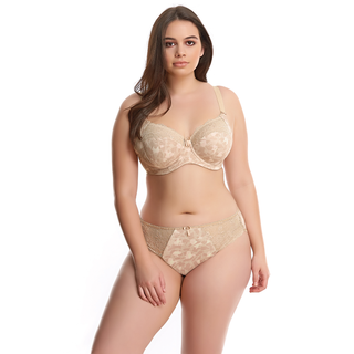 Elomi-Lingerie-Morgan-Toasted-Almond-Nude-Full-Cup-Banded-Bra-EL4110TOD-Brief-EL4115TOD-Front