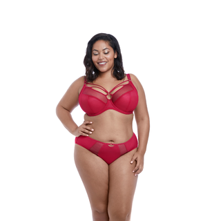 Elomi-Lingerie-Sachi-Ruby-Red-Plunge-Bra-EL4350RUY-Brief-EL4355RUY-Front