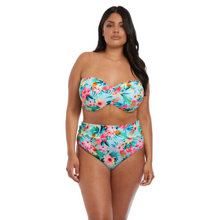 Elomi-Swim-Aloha-Floral-Print-Fold-Bikini-Brief-Lifestyle-ES7154AQA-Front