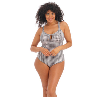 Elomi-Swim-Checkmate-One-Piece-Swimsuit-ES800345GYL-Front
