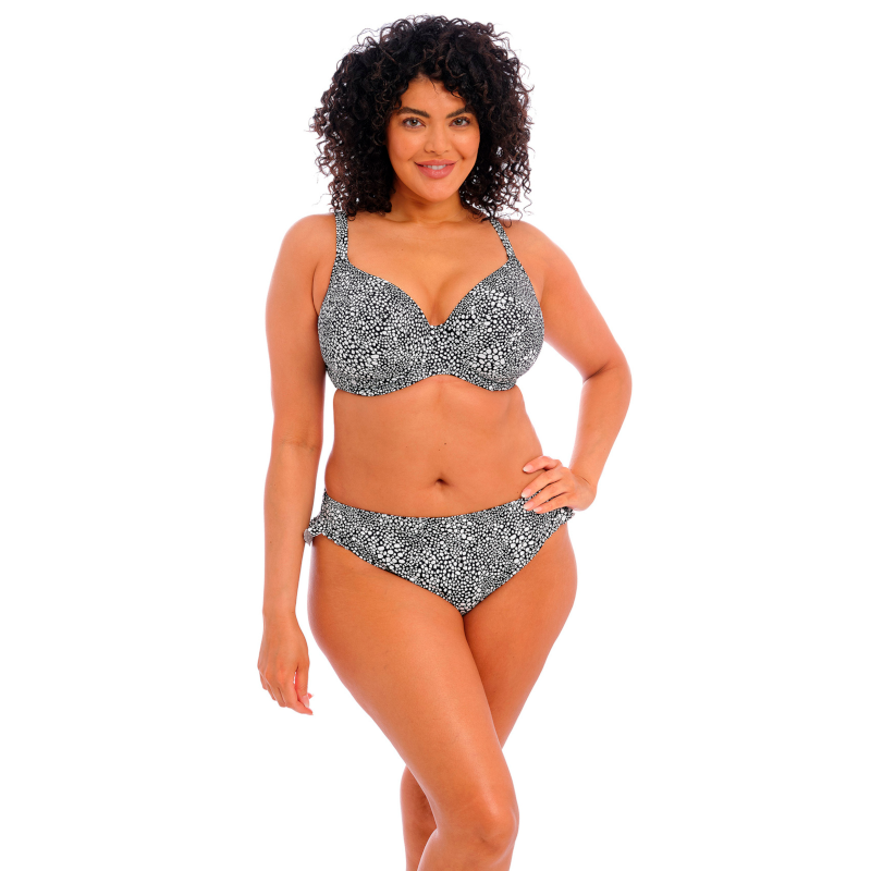 Elomi Swim Pebble Cove Plunge Bikini Top Black ES801102BLK