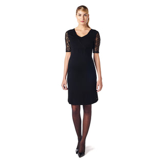 Esprit-Maternity-Black-Nursing-Dress-Y84275-Front