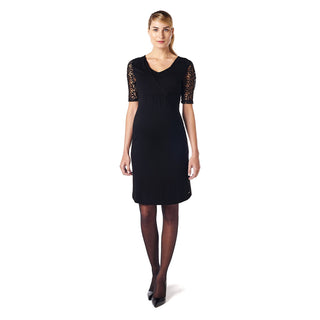 Esprit-Maternity-Black-Nursing-Dress-Y84275-Front