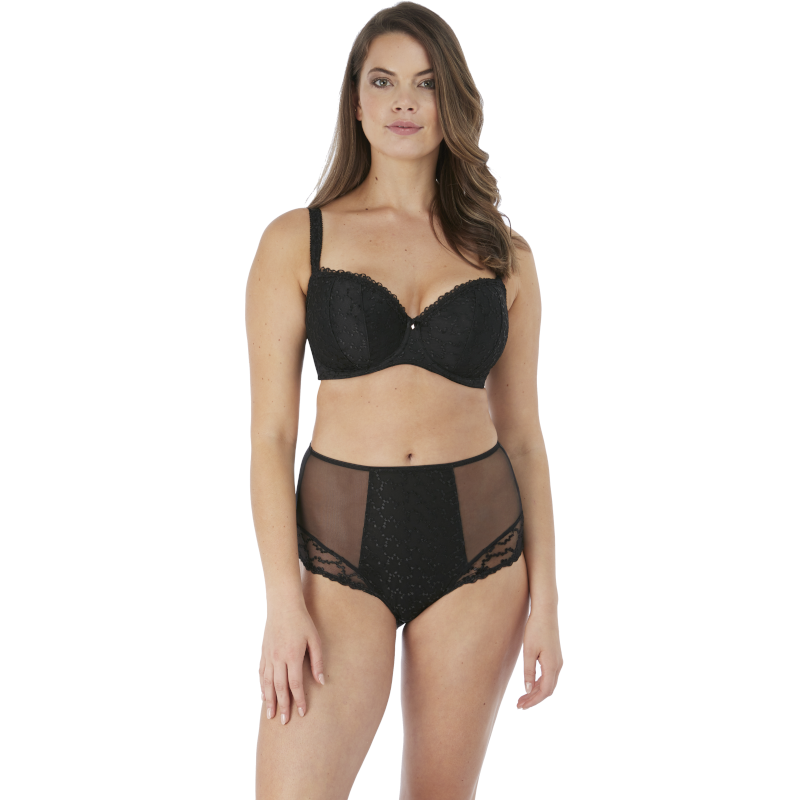 Smoothing Seamless Balcony Bra Black - Fantasie