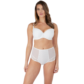 Fantasie-Lingerie-Ana-White-Half-Cup-Bra-FL6703WHE-High-Waist-Brief-FL6708WHE-Front