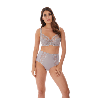 Fantasie-Lingerie-Anoushka-Silver-Side-Support-Plunge-Bra-FL3212SIR-High-Waist-Brief-FL3218SIR-Front