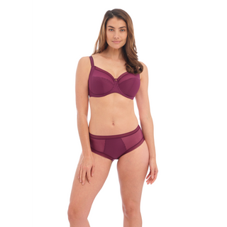 Fantasie-Lingerie-Fusion-Black-Cherry-Full-Cup-Side-Support-Bra-FL3091BCH-Brief-FL3095BCH-Front