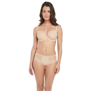 Fantasie-Lingerie-Fusion-Sand-Nude-Average-Coverage-Balcony-Bra-FL3090SAD-Brief-FL3095SAD-Front