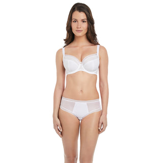 Fantasie-Lingerie-Fusion-White-Average-Coverage-Balcony-Bra-FL3090WHE-Brief-FL3095WHE-Front