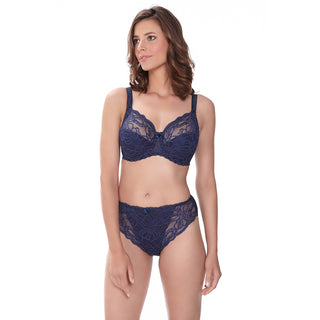 Fantasie-Lingerie-Jacqueline-Lace-Navy-Blue-Full-Cup-Bra-FL9401NAY-Brief-FL9405NAY-Front