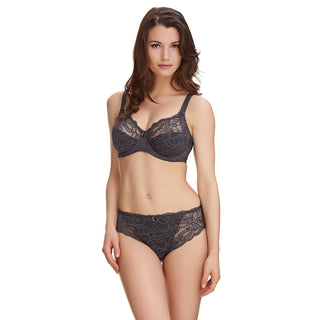 Fantasie-Lingerie-Jacqueline-Lace-Slate-Grey-Full-Cup-Bra-FL9401SLE-Brief-FL9405SLE-Front
