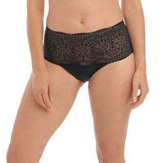Fantasie-Lingerie-Lace-Ease-Black-Invisible-Stretch-Full-Brief-FL2330BLK-Front