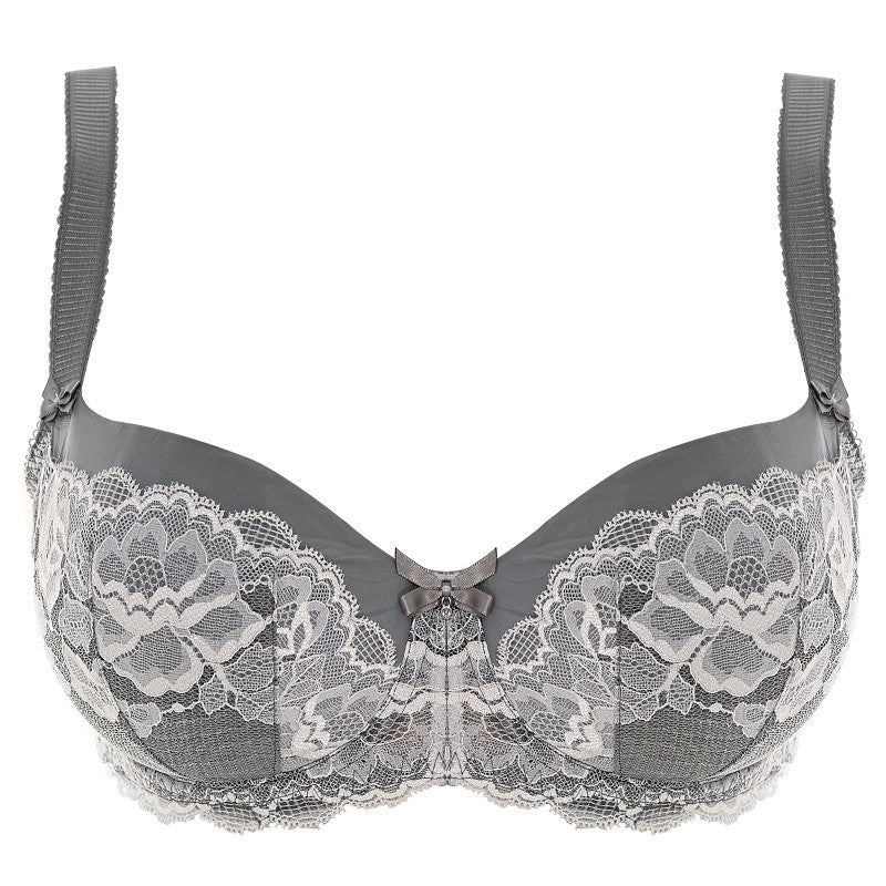 Fantasie Marianna Side Support Plunge Bra Silver in Grey