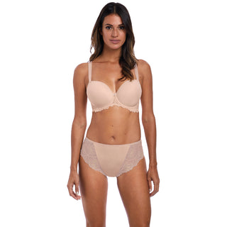 Fantasie-Lingerie-Memoir-Natural-Beige-Nude-Moulded-T-Shirt-Bra-FL3020NAE-Full-Brief-FL3025NAE-Front