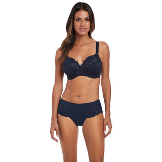 Fantasie-Lingerie-Memoir-Navy-Blue-Full-Cup-Bra-FL3021NAY-Short-FL3026NAY-Front