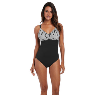 Fantasie-Swim-Geneva-Black-White-One-Piece-Swimsuit-FS6599BLI-Front