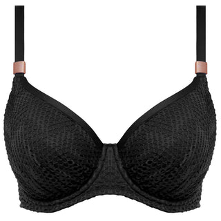 Marseille Black Full Cup Bikini Top - Fantasie Swim