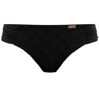 Marseille Black Mid Rise Bikini Brief - Fantasie Swim