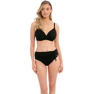 Fantasie-Swim-Ottawa-Black-Plunge-Bikini-Top-FS6495BLK-High-Waist-Bikini-Brief-FS6497BLK