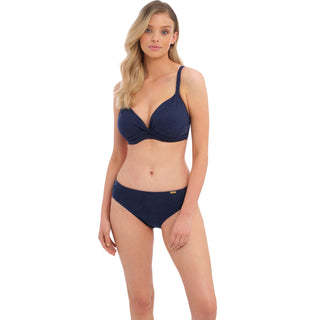 Fantasie-Swim-Ottawa-Ink-Blue-Plunge-Bikini-Top-FS6495INK-Mid-Rise-Bikini-Brief-FS6358INK