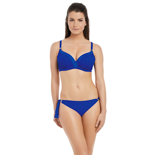 Fantasie-Swim-Ottawa-Pacific-Blue-Gathered-Bikini-Top-FS6353PAC-Tie-Side-Brief-FS6357PAC-Front