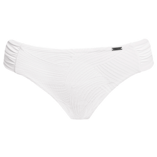 Fantasie-Swim-Ottawa-White-Mid-Rise-Gathered-Side-Bikini-Brief-FS6358WHE-Front