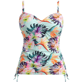 Fantasie-Swim-Paradiso-Soft-Mint-Floral-Print-Adjustable-Side-Tankini-Top-FS501851SFT