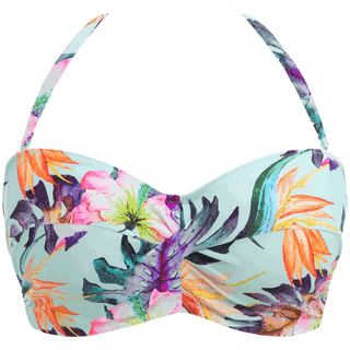 Fantasie-Swim-Paradiso-Soft-Mint-Floral-Print-Bandeau-Bikini-Top-FS501809SFT