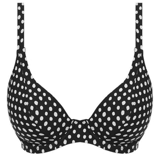 Fantasie-Swim-Santa-Monica-Bikini-Top-Plunge-Black-White-FS6722BLI