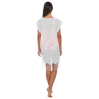 Antheia White Tunic Beach Cover-Up - Fantasie Swim