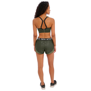 Freya-Active-Sonic-Sports-Bra-Racerback-Khaki-Green-AC4892KHI-Player-Short-AC400750KHI-Back