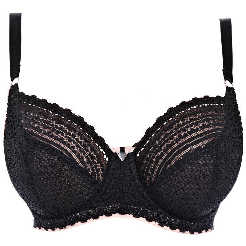 Freya, Intimates & Sleepwear, Freya Black Lace Balconette Style Bra Size  3h